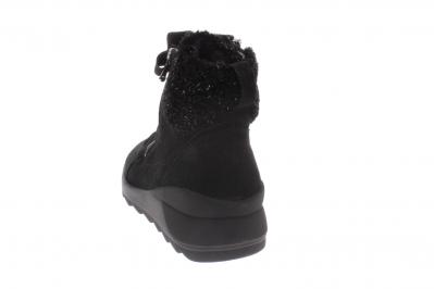 Waldläufer Damen Stiefel/Stiefelette/Schuhe für eigene Einlagen H-Jasmin/H schwarz 986802