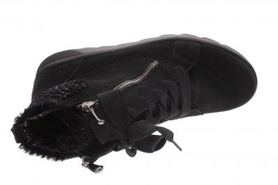 Waldläufer Damen Stiefel/Stiefelette/Schuhe für eigene Einlagen H-Jasmin/H schwarz 986802