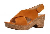 Clarks Damen Sandale Maritsa Lara AMBER SUEDE (Orange) 261479284