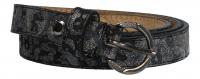 CinturaM - MGM - Damengürtel 20 mm schwarz 256/20/1564schw