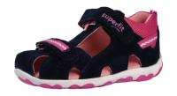 Superfit Kinder Sandale Fanni BLAU/ROSA (Blau) 0-600036-8000