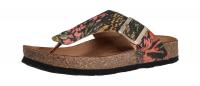 Haflinger Damen Pantolette Bio Conny schwarz multi (Mehrfarbig) 819018/1683