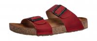 Haflinger Damen Pantolette/Hausschuh Bio Andrea rot county (Rot) 819016/1656