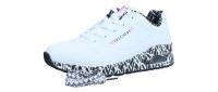 Skechers Damen Halbschuh/Sneaker Uno-Loving Love white/black (Weiß) 155506/WBK