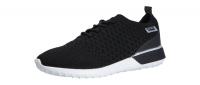 La Strada Damen Halbschuh/Sneaker black knitted (Schwarz) 2101381-4501