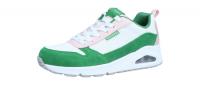 Skechers Damen Halbschuh/Sneaker UNO- Two Much Fun green/pink (Mehrfarbig) 177105 GRPK