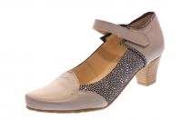 Maria Shoes Damen Pumps hellgrau/kombi (Grau) A056