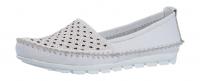 Gemini Damen Ballerina/Slipper/Schuhe für eigene Einlagen weiß 3128-01 001
