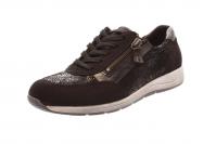 Longo Damen Halbschuh/Sneaker/Schuhe für eigene Einlagen Longo G schwarz/bronce (Schwarz) 1012464