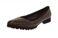 Tizian Damen Ballerina/Slipper/Schuhe für eigene Einlagen Tokio 01 SCHWARZ T36901984/100