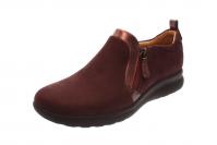 Clarks Damen Halbschuh/Schuhe für eigene Einlagen Un Adorn Zip AUBERGINE (Rot) 261360774