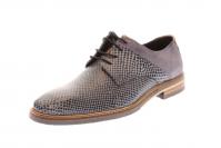 Jenszen Herren Halbschuh/Businessschuh lt blue reptile (Blau) 1508