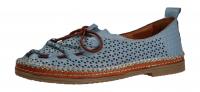 Manitu Damen Halbschuh/Ballerina blau (51) (Blau) 840809-51