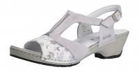 Suave Damen Sandale/Schuhe für eigene Einlagen ivory (Grau) 711022-91