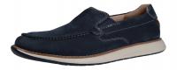 Clarks Herren Halbschuh/Slipper Un Pilot Step NAVY NUBUCK (Blau) 261409567