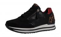 Gabor Damen Halbschuh/Sneaker/Schuhe für eigene Einlagen schw./savanne k. (Schwarz) 56.528.91