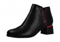 Softwaves Damen Stiefelette/Schuhe für eigene Einlagen schwarz komb. (Schwarz) 8.13.03.03