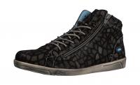Cloud Damen Sneaker/Stiefelette/Schuhe für eigene Einlagen Aika Boot black Mosaik (Schwarz) AIKA BOOT BLACK MOSAIC