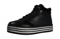 Tizian Damen Sneaker/Stiefelette/Schuhe für eigene Einlagen Pavia 13 SCHWARZ T3051325/100