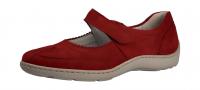 Waldläufer Damen Ballerina/Slipper/Schuhe für eigene Einlagen Henni Denver cherry LS hel (Rot) 496302