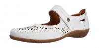 Longo Damen Ballerina/Slipper/Schuhe für eigene Einlagen offwhite (Weiß) 1006639