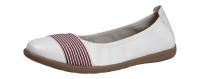 Jana Damen Ballerina WHITE (Weiß) 8-8-22106-26/100