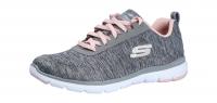 Skechers Damen Sneaker Flex Appeal 3.0 grey/light pink (Grau) 13067GYLP