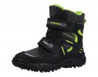 Superfit Kinder Stiefel HUSKY SCHWARZ/GRÜN (Schwarz) 0-809080-0300