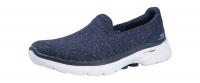 Skechers Damen Sneaker/Slipper Go Walk 6 navy/white (Blau) 124507NVW