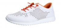 Remonte Damen Halbschuh/Sneaker weiss/weiss/orange (Weiß) D3103-80