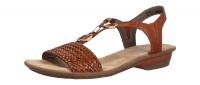 Rieker Damen Sandale braun/cayenne (Braun) 63462-24