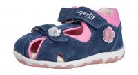 Superfit Kinder Lauflernschuh/Sandale FANNI BLAU/ROSA (Blau) 1-609037-8010