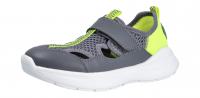 Superfit Kinder Hausschuh/Sneaker FLASH HELLGRAU/GELB (Grau) 1-000311-2000