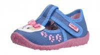 Superfit Kinder Hausschuh SPOTTY BLAU/ROSA (Blau) 1-009256-8040