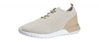 La Strada Damen Halbschuh/Sneaker beige/silver knitted (Beige) 2101381-5422