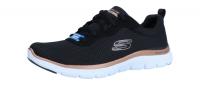 Skechers Damen Sneaker FLEX APPEAL 4.0 black/rose gold (Schwarz) 149303 BKRG