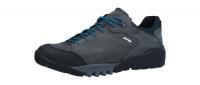 Waldläufer Herren Halbschuh/Outdoorschuh H-Fritz SCHW. BASALT TUERKIS (Grau) 729950-302/247