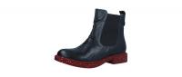 Hoopah Damen Stiefelette schwarz/rot (Schwarz) 2214805