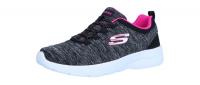 Skechers Damen Sneaker Dynamight 2.0 black/hot pink (Schwarz) 12965 BKHP