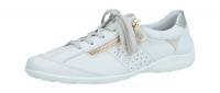 Remonte Damen Halbschuh/Sneaker offwhite/gold/musche (Weiß) R3404-81