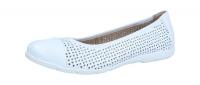 Caprice Damen Ballerina WHITE NAPPA (Weiß) 9-9-22151-20/102