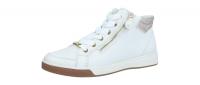 ara Damen Sneaker/Stiefelette Rom-St-High-Soft CREAM,PLATIN (Elfenbein) 12-44499-27