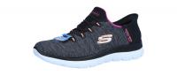 Skechers Damen Sneaker/Slipper SUMMITS Slip in Black/Multi (Schwarz) 149937BKMT