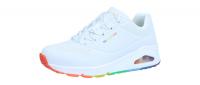 Skechers Damen Sneaker UNO-Rainbow Peaks white (Weiß) 155133/WHT