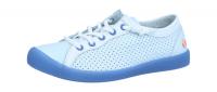 Softinos Damen Halbschuh/Sneaker Smooth lt.blue/white (Blau) P900710007