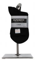 Sympatico - Herrensocken/Damensocken 3er Pack schwarz 30101-001