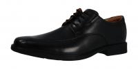 Clarks Herren Halbschuh/Businessschuh Tilden Walk black leather (Schwarz) 261103107