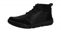 Clarks Herren Stiefelette Ashcombe Hig Tex BLACK WLINED LEA (Schwarz) 261520827