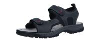 Rieker Herren Sandale schwarz/schwarz/schw (Schwarz) 25055-00