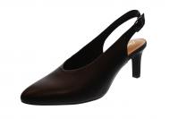 Clarks Damen Slingpumps Calla Violet BLACK LEATHER (Schwarz) 261338084